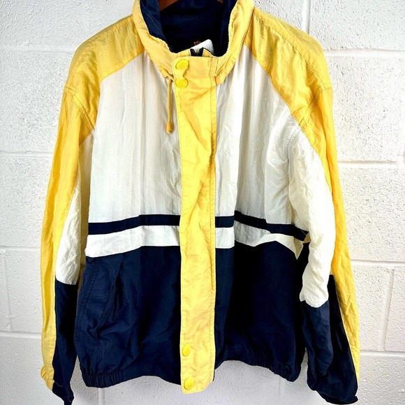 ウェア Men's Yellow and White Jacket HC 68 | Jackets & Coats | Hc 68 Vintage Yellow Navy White